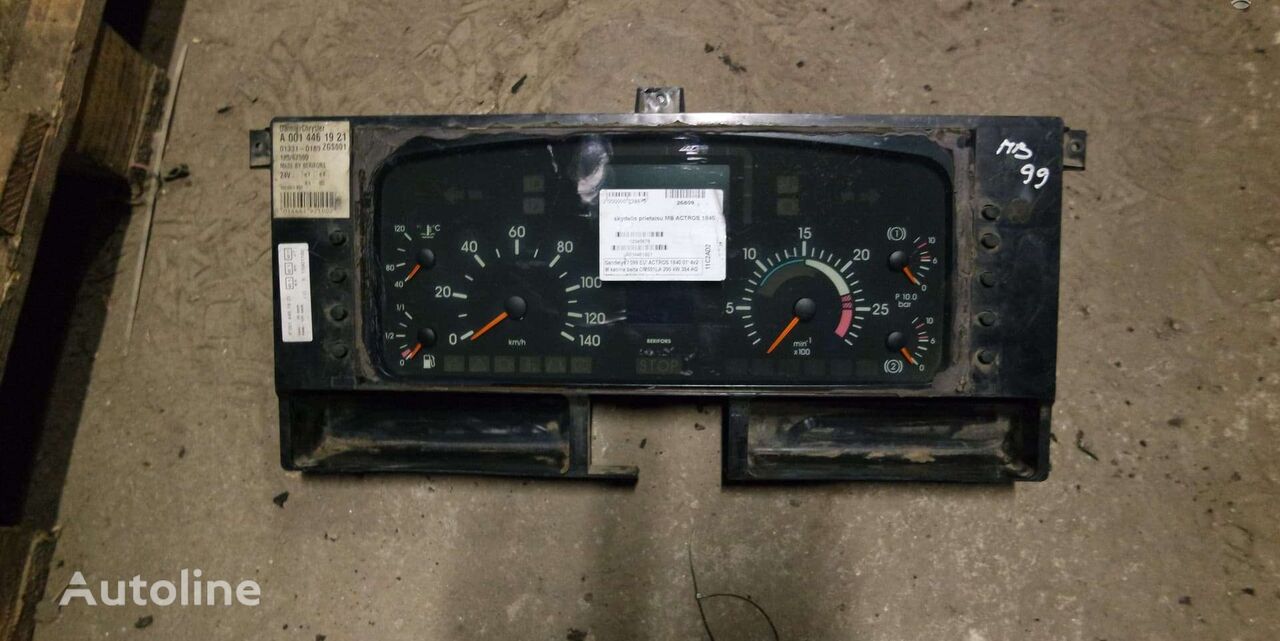 Mercedes-Benz ACTROS 1840 prietaisu skydelis 0014461921 dashboard for Mercedes-Benz ACTROS 1840  truck