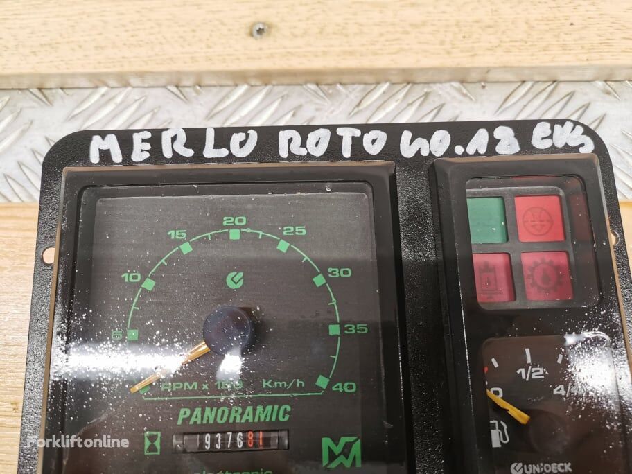 Merlo 40.18 Roto dashboard for telehandler