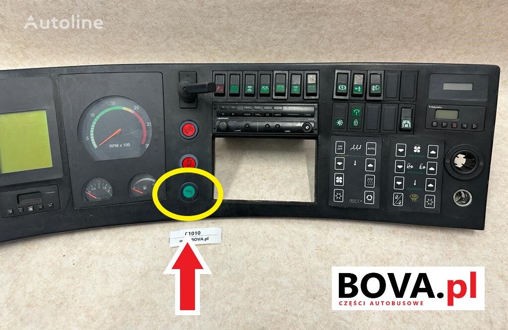 Włącznik zasilania, prądu na pulpicie cuadro de instrumentos para Eos autobús