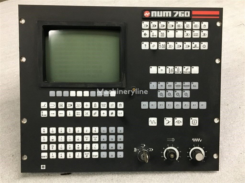 unknow NUM760 -Operator Panel dashboard for metalworking machinery