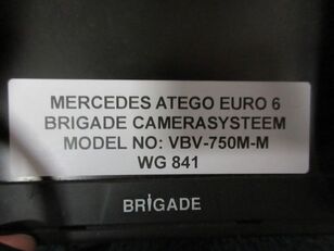 Mercedes-Benz ATEGO BRIGADE CAMERASYSTEEM MODEL EURO 6 VBV-750M-M dashcam for lastebil
