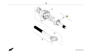 轮式拖拉机 Claas Xerion 4000 的 差速 0014996650