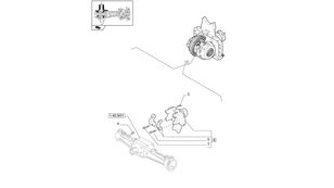 87657522 diferencial para New Holland T6090 tractor de ruedas