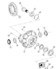 Case 384429A1 384429A1 differential for W190B construction equipment