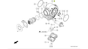 Claas 0006279190 Differential für Claas Xerion 4000 Radtraktor