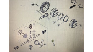 Claas 77 1113 230 0/ Celtis-mechanizm różnicowy/Celtis 456 Axos 3 Differential für Getreideernter