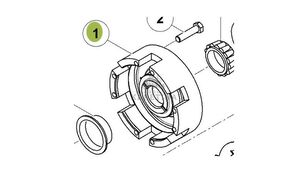 Claas RENAULT ATLES 936 RZ V5 Obudowa Mechanizmu R&oacute;żnicowego 600503034 diferencijal za Claas traktora točka&scaron;a
