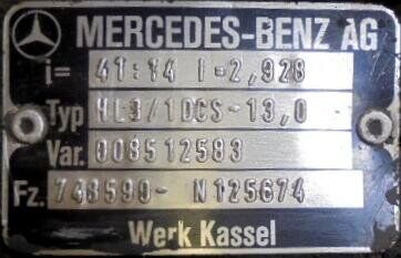 Mercedes-Benz HL8 14X41 Differential für Mercedes-Benz Actros 1843 LKW