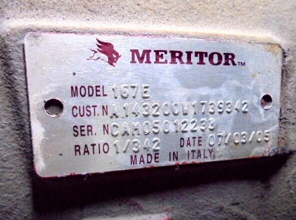 différentiel Meritor 167E 12X41 pour camion IVECO 180E28