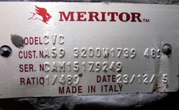 트럭 IVECO 180E25용 차동장치 Meritor CVC 9x44