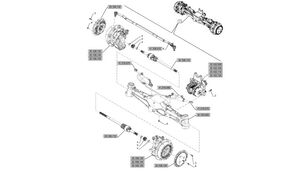 дифференциал New Holland 84371308 для трактора колесного New Holland T6070