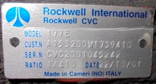 Rockwell 177E 10X41 diferencijal za IVECO 260E31 kamiona