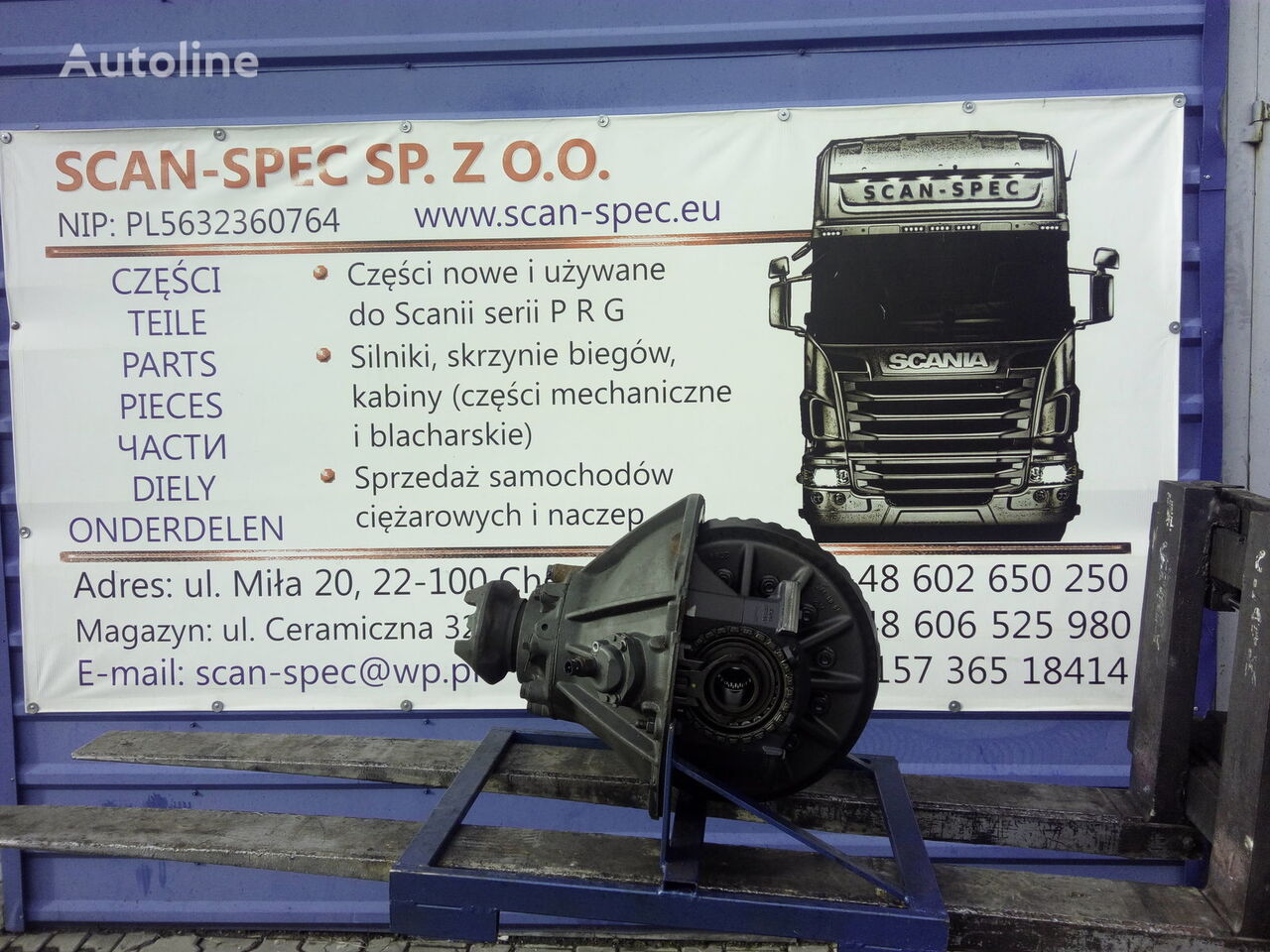diferential Scania R780 5,25 1727195, 2238176 pentru cap tractor Scania PRG