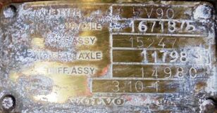 وحدة التخفيض Volvo EV90 10X31 لـ الشاحنات Volvo B-12