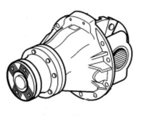 Volvo FL (01.00-) 147E differential for Volvo FL, FL6, FL7, FL10, FL12, FS718 (1985-2005) truck