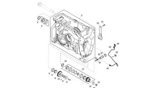 skrzynka R306779 differential for John Deere 8130 8230 8330 8430 8530 wheel tractor