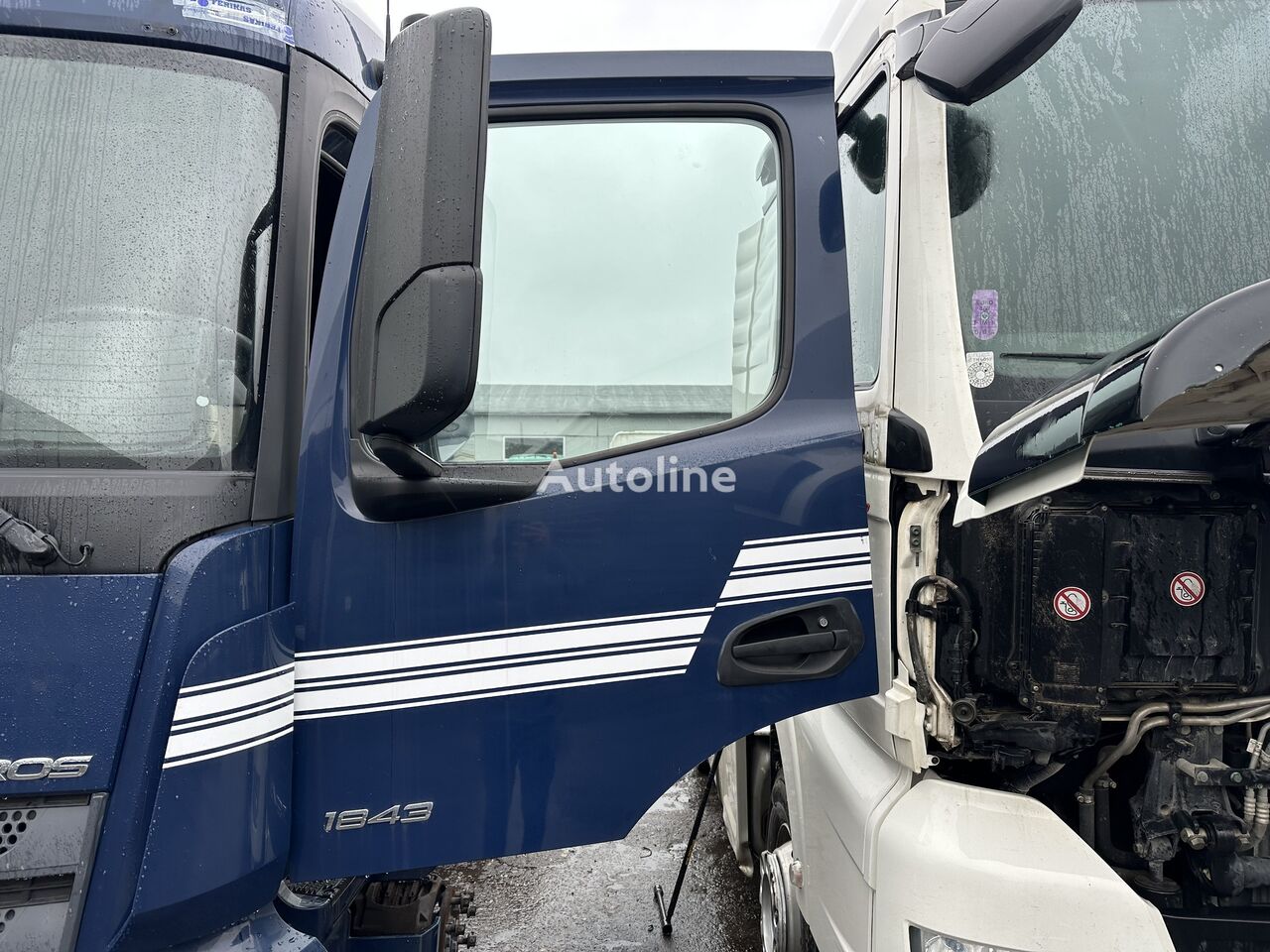 Low-cab left side doors for Mercedes-Benz truck tractor - Autoline