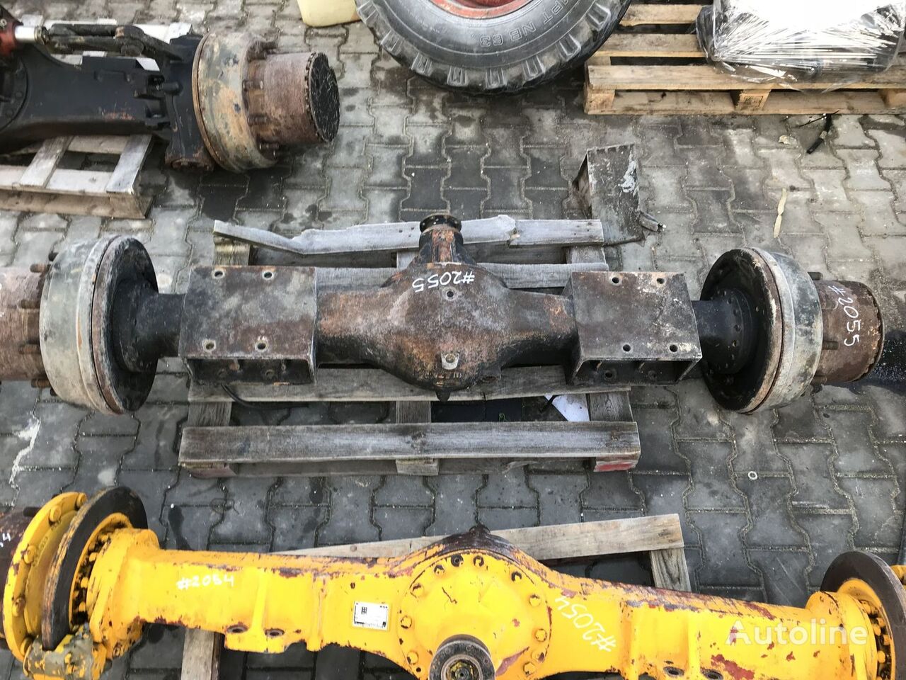 Atlas Axle Most Achse Parts Teile Wkład Zwolnica Antriebsachse für Atlas 1604 Bagger