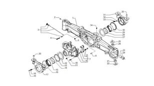 محور التدوير Carraro 149434 لـ جرار بعجلات