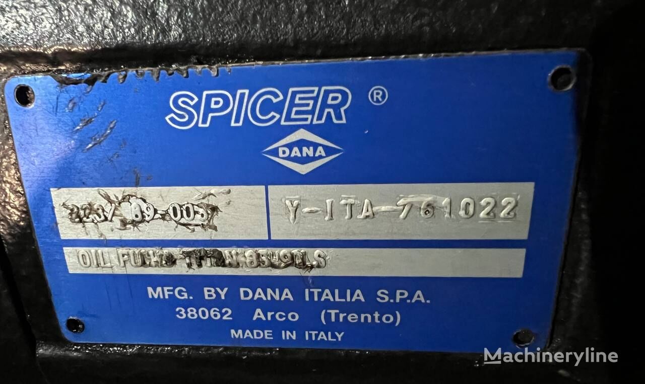 Dana Spicer 223/89, 21306004619, 2132462124 tilts paredzēts JCB 560, JCB 550-80