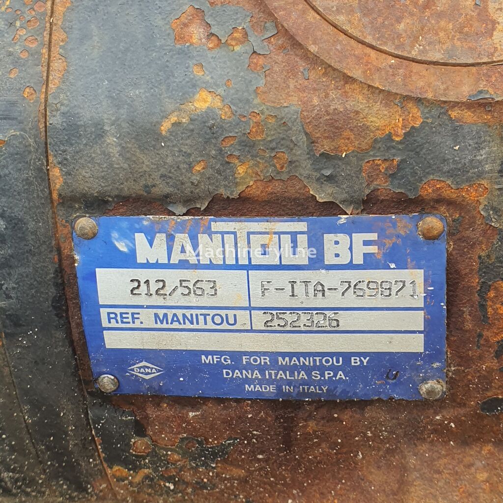Manitou 212/563 Manitou aandrijfas voor Manitou Mlt 634 telescopische wiellader