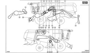 Claas Lexion 560  穀物収穫機のためのClaas PASEK KLINOWY (Elementy napędu) 0006288880 ドライブベルト