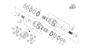 G926301020040 kardansko vratilo za Fendt 927  traktora na kotačima