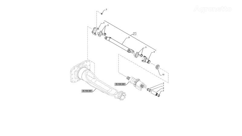 84486152 Antriebswelle für New Holland T6070 Radtraktor