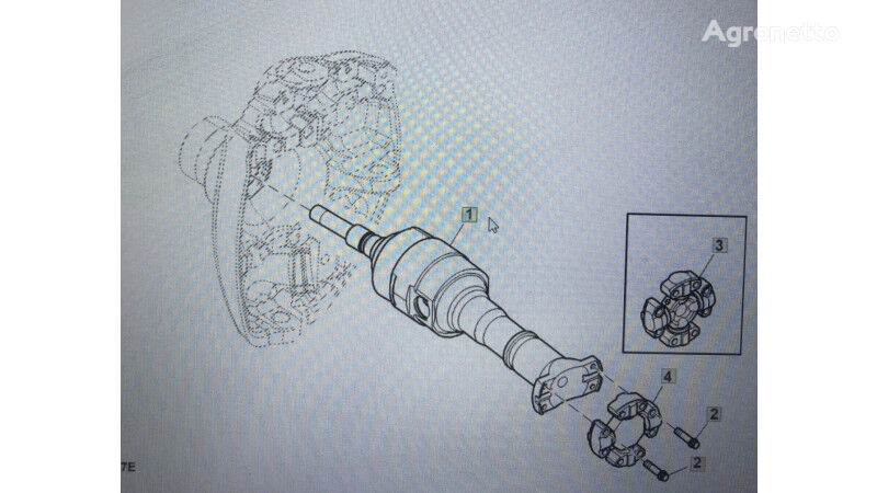 карданный вал RE586742 для трактора колесного John Deere  8345 R 8245R 8270R