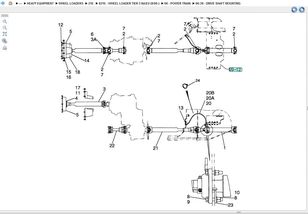 карданный вал Case (drive shaft) 87371646 для фронтального погрузчика Case 821E