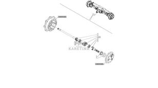 wał kardana New Holland T6010 T6070 Wałek długi widełek 708.00mm 87747751 87747751 do ciągnika kołowego New Holland T6010 T6070