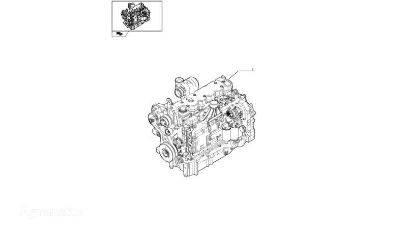 engine for New Holland T6090  wheel tractor