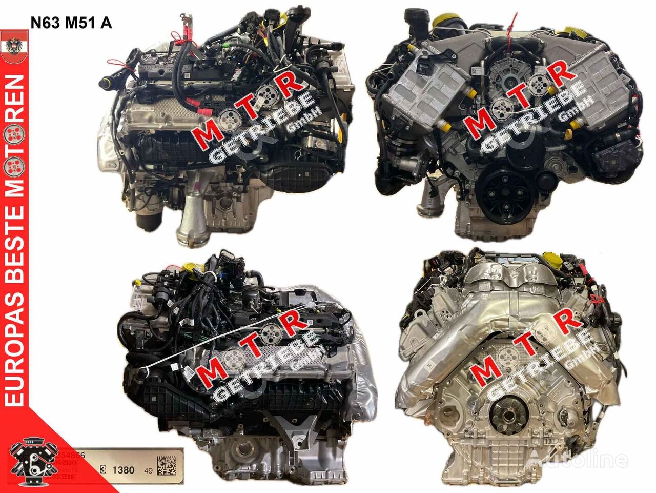 motor Alpina XB7 (G07) BiTurbo - N63M51A pro osobního automobilu