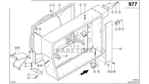 двигатель Claas Lexion 560 KOŁPAK KIERUNKU WIATRU  0007960032 (Szyb powietrza; c для Claas