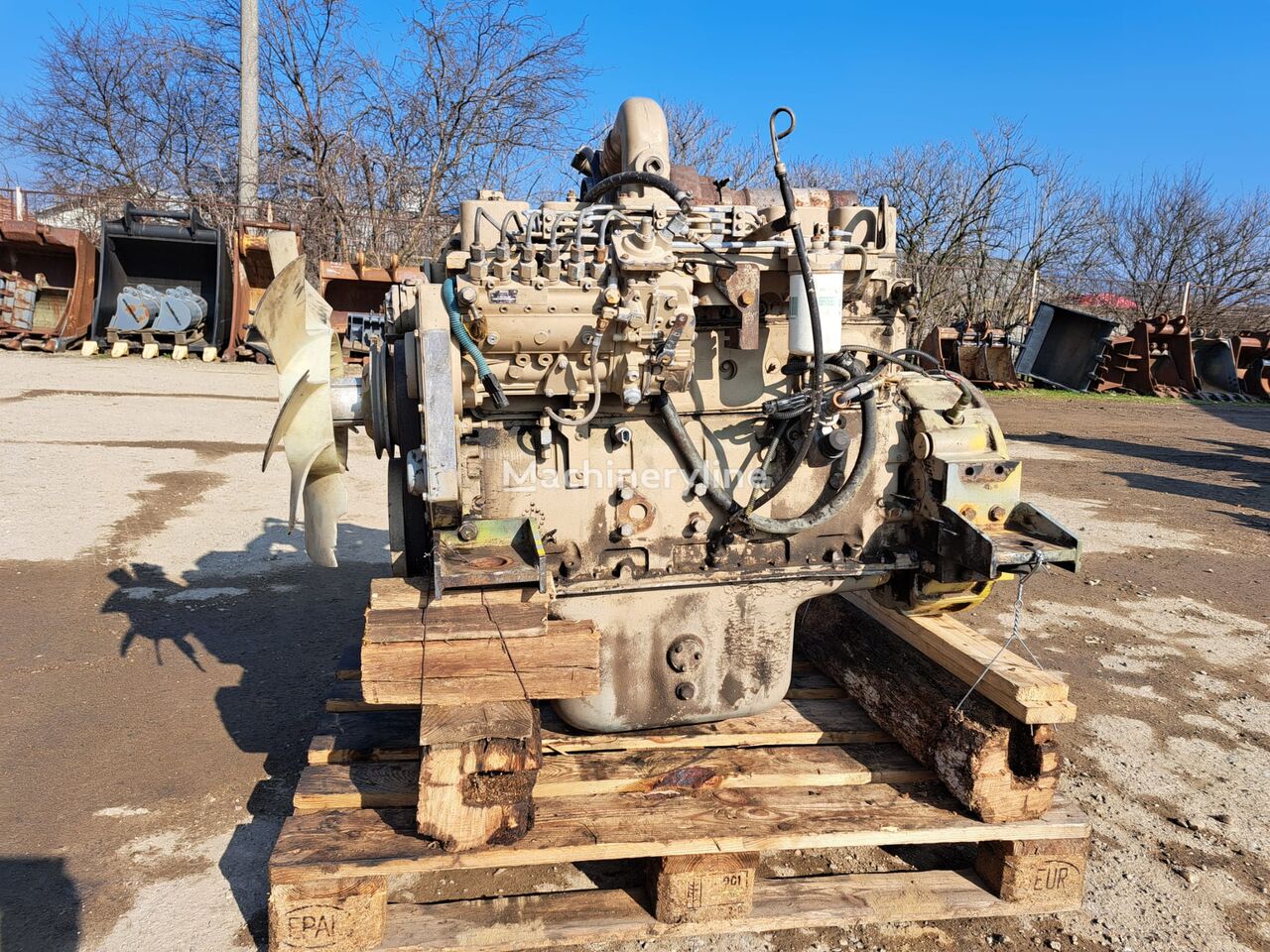 moteur Cummins 6BT pour tractopelle Cummins 6BT