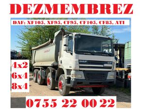 DAF Dezmembrez : XF 105, XF 95, CF 95, CF 105, CF 85 8x4 motor para camión