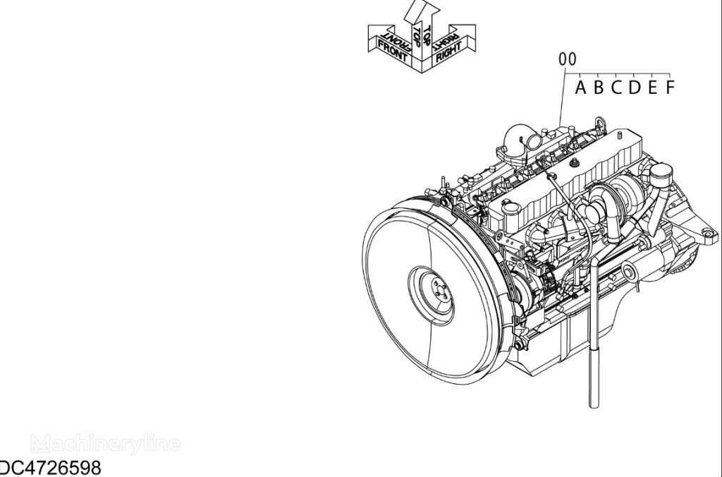 motor Hitachi 4726599 za bager ZX240-5G ZX280-5G