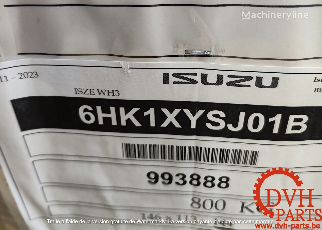 Isuzu engine for JCB JS330,ZX330,..... excavator