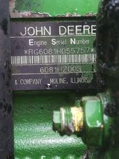 двигатель John Deere 6081HZ003 RG6081H055757 для зерноуборочного комбайна John Deere 2256