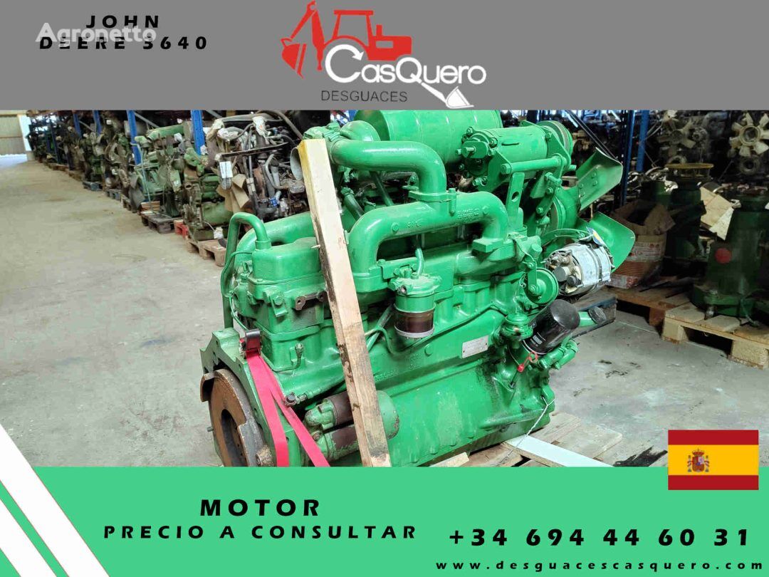 moteur John Deere 6359 pour tracteur à roues