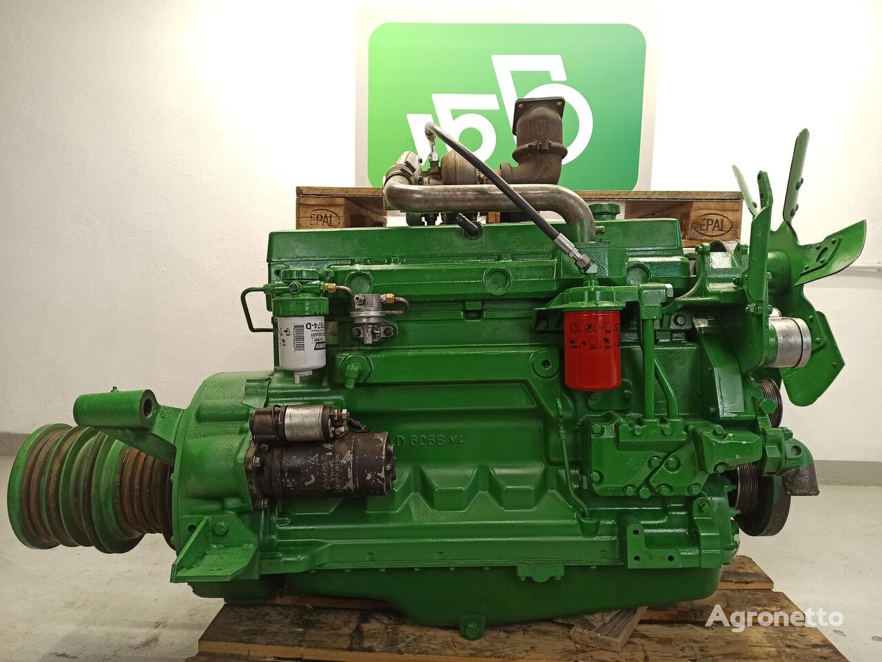 hububat hasat makinesi için John Deere 9640 WTS (John Deere 6068) motor