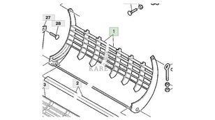 двигатель John Deere 9780CTS 9780HM 9780 CTS Klepisko Młócące AH135647 для John Deere