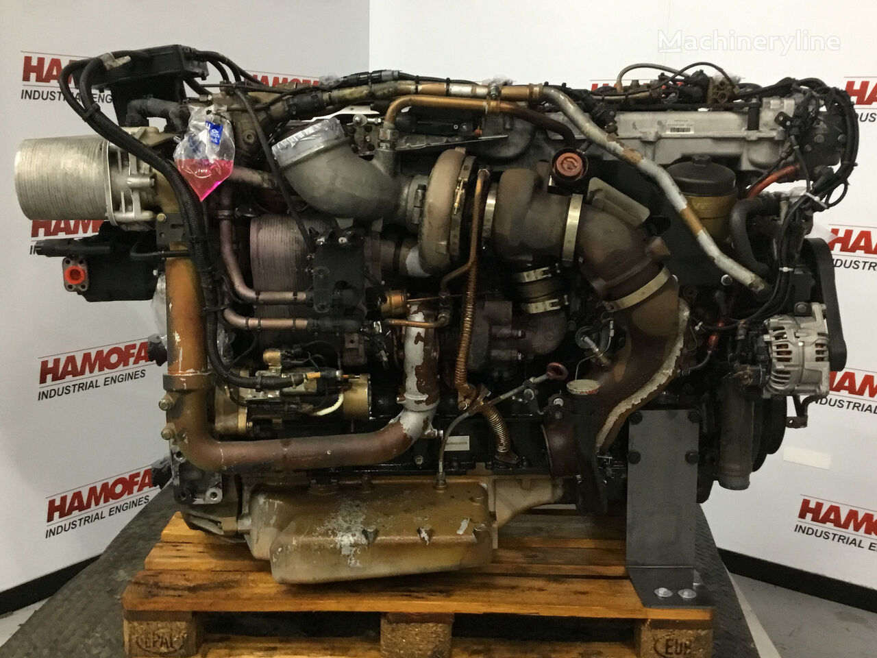 MAN D2066 LOH26 USED engine for excavator