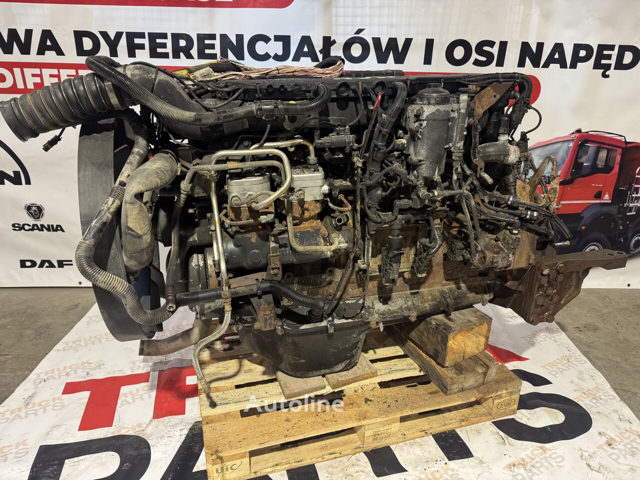 двигатель MAN Tga Euro 3 D2876 LF12 480 KM Kompletny для грузовика MAN ENGINE , MOTOR 480 PS