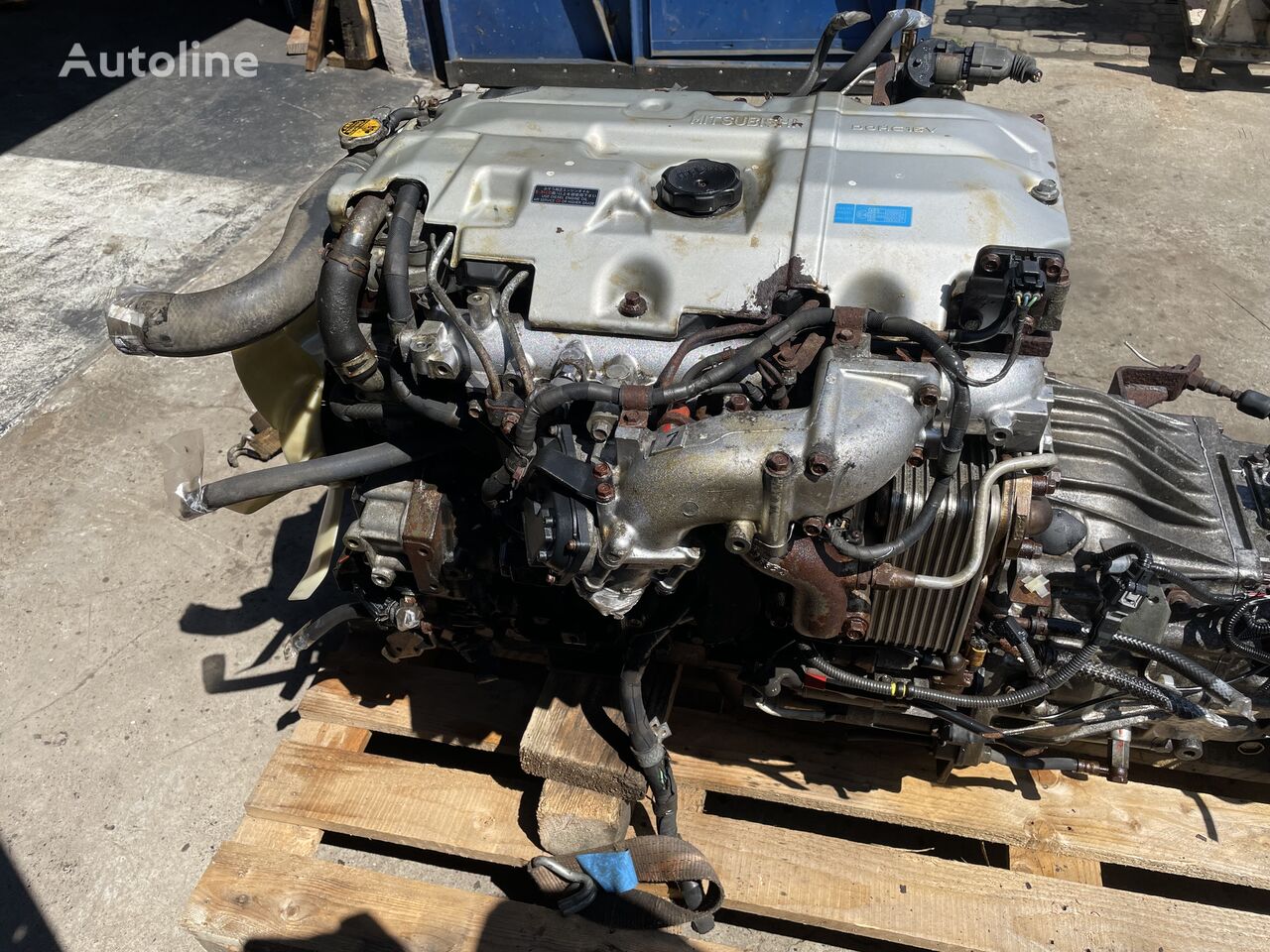 المحرك Mitsubishi 4M50 - 5AT5 dohc 16v لـ الشاحنات Mitsubishi 6c18 Fuso Canter