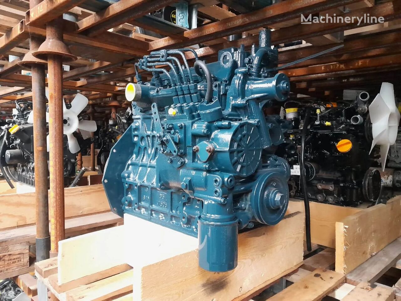 Mesin Motor Diesel V1505 19CP untuk peralatan konstruksi Kubota V1505-19 - Machineryline