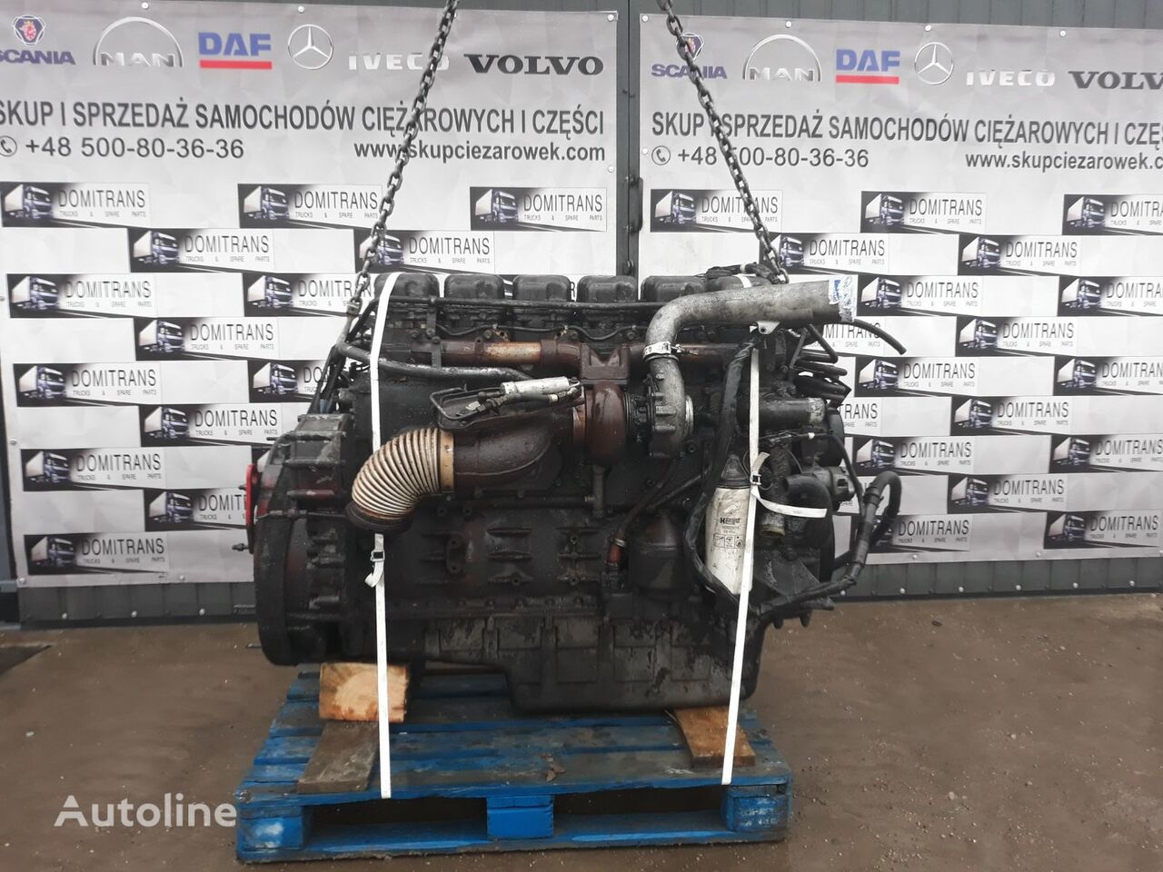 motor Scania DC1201, 420 KM pentru cap tractor Scania 124