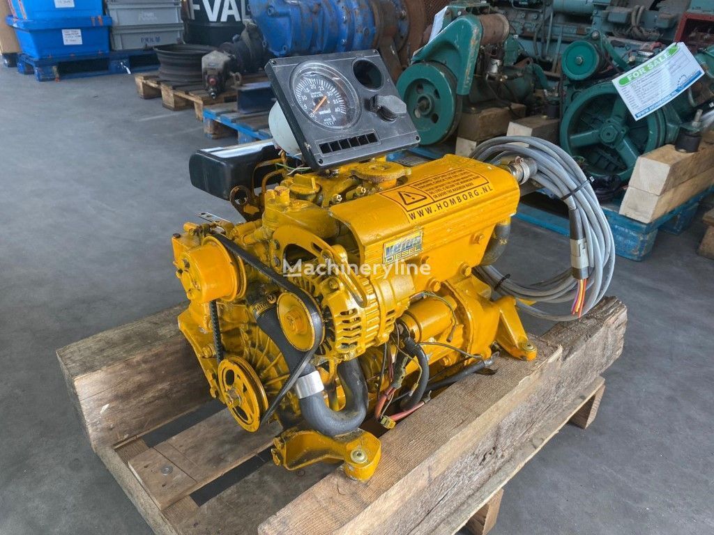 المحرك Vetus M2 C5 Twindisc 11 PK Marine motor met keerkoppeling