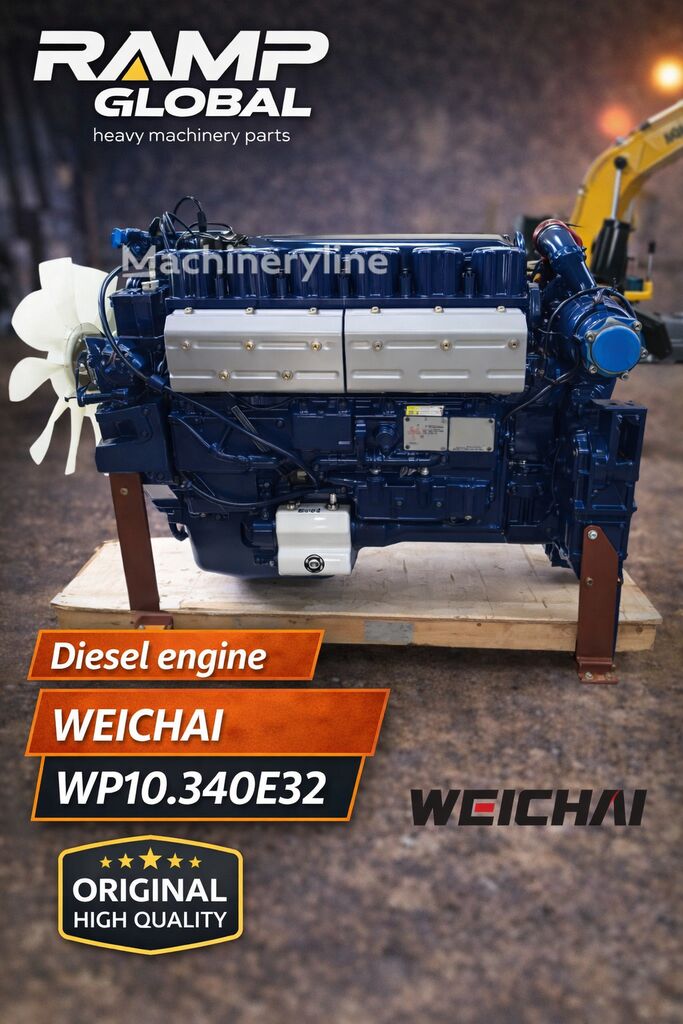 Moteur Weichai Power WP10.340E32 pour midi pelle - Machineryline