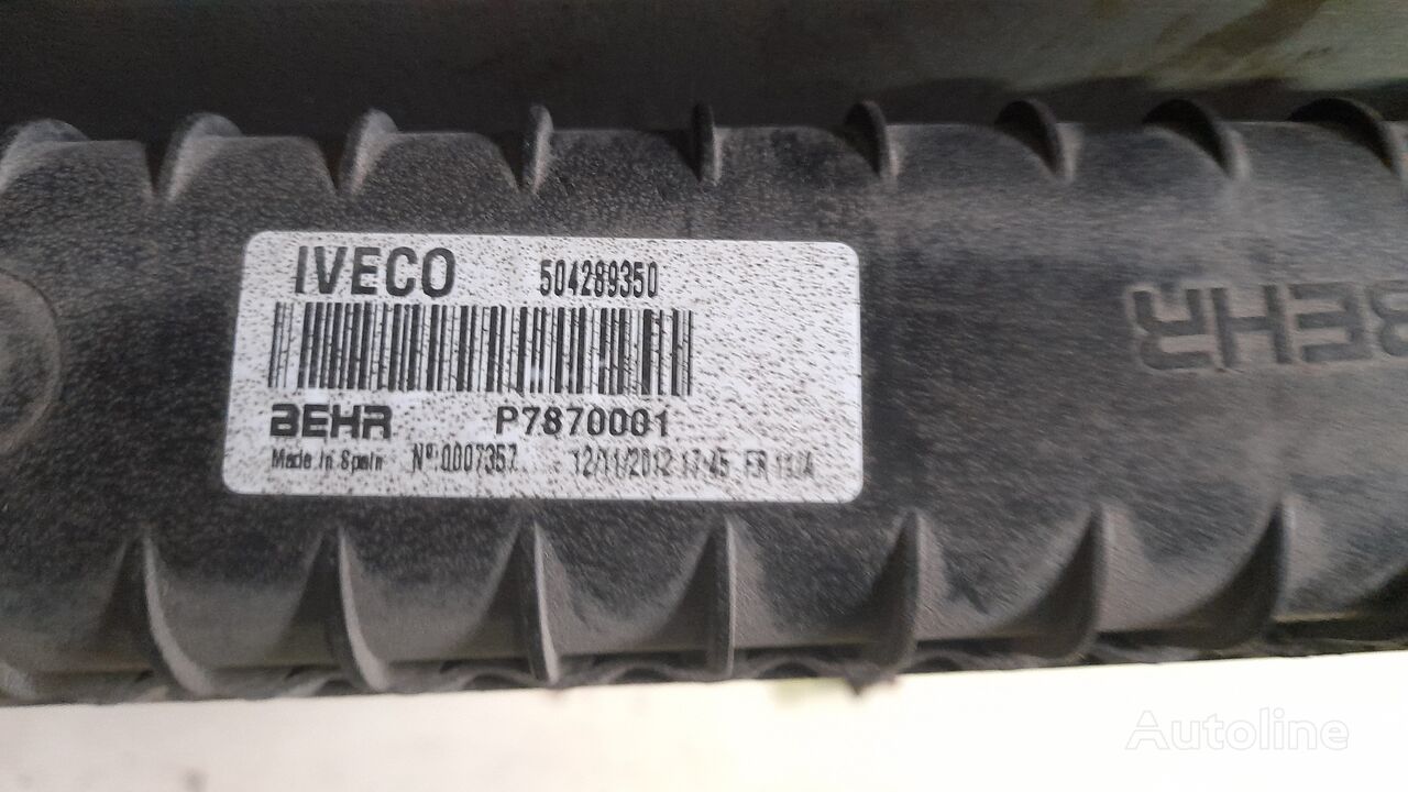 504289350 motorkoeling radiator voor IVECO EuroCargo I-III vrachtwagen